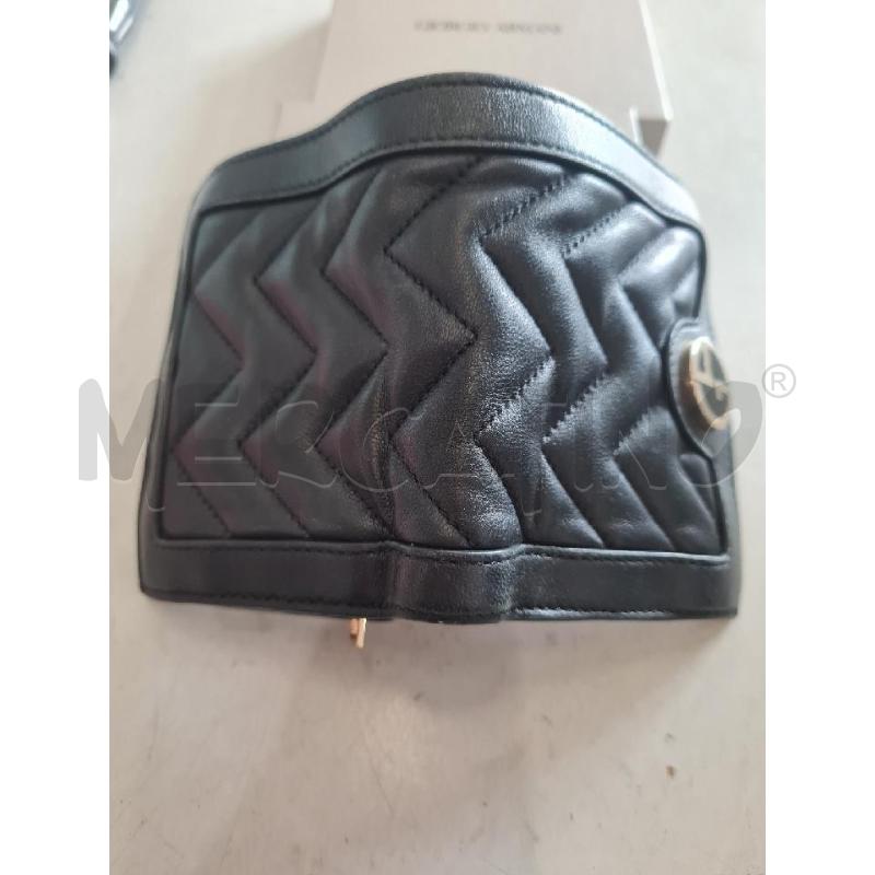 PORTA FOGLIO ARMANI NERO PELLE | Mercatino dell'Usato Modena 4