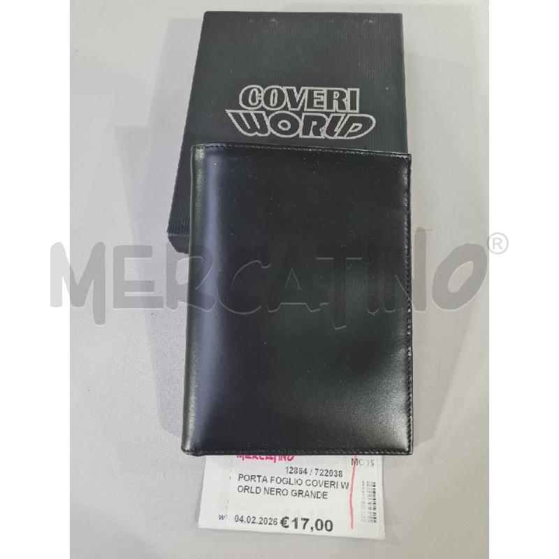 PORTA FOGLIO COVERI WORLD NERO GRANDE | Mercatino dell'Usato Modena 1