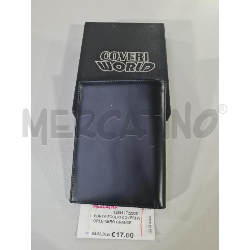 PORTA FOGLIO COVERI WORLD NERO GRANDE | Mercatino dell'Usato Modena 2