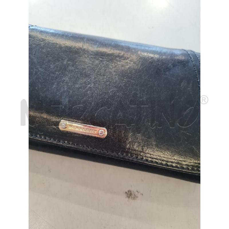 PORTA FOGLIO NERO BURBERRY PELLE | Mercatino dell'Usato Modena 5