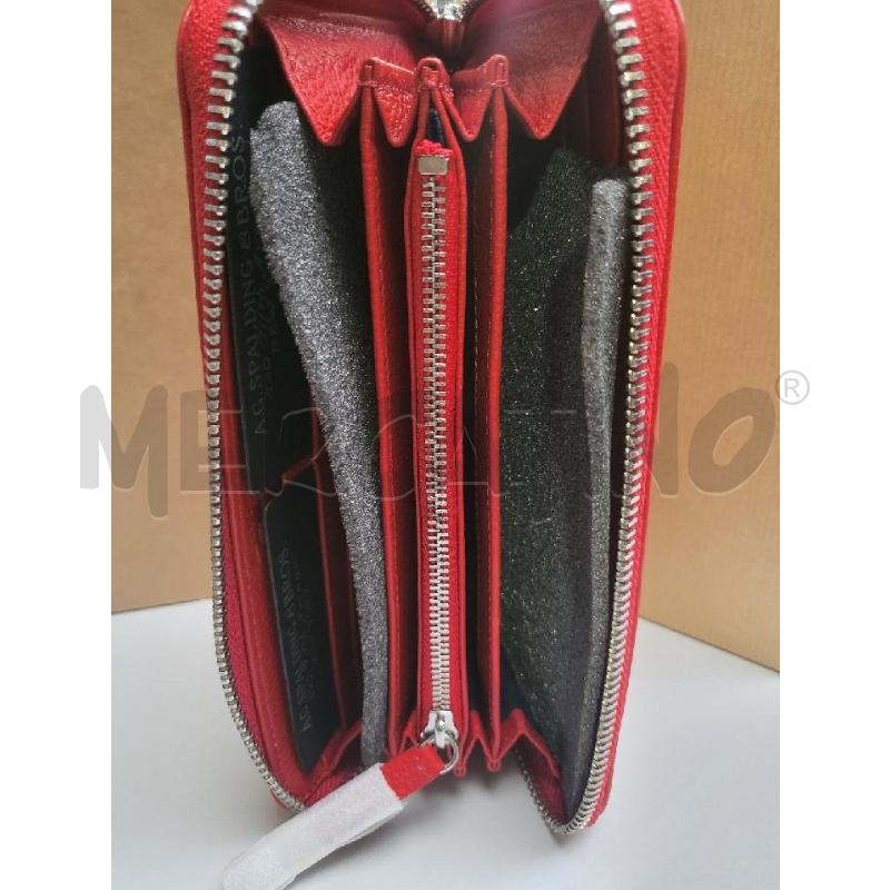 PORTA FOGLIO ROSSO SPALDING BROS | Mercatino dell'Usato Modena 4
