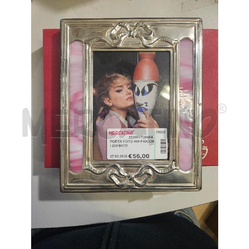 PORTA FOTO ### FIOCCHI 20X16CM | Mercatino dell'Usato Modena 1