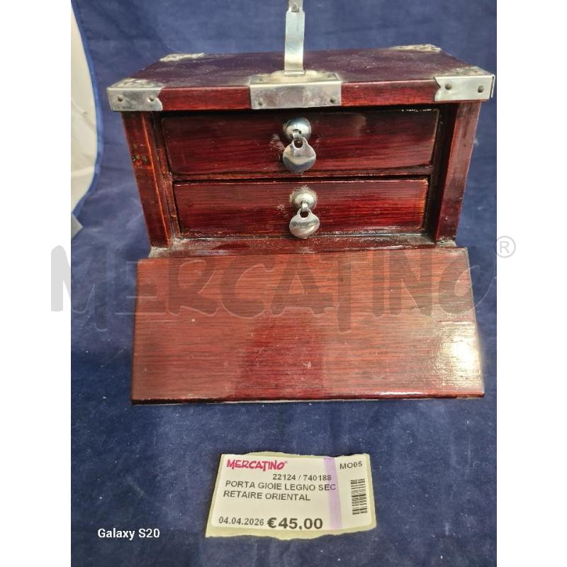 PORTA GIOIE LEGNO SECRETAIRE ORIENTALE | Mercatino dell'Usato Modena 2