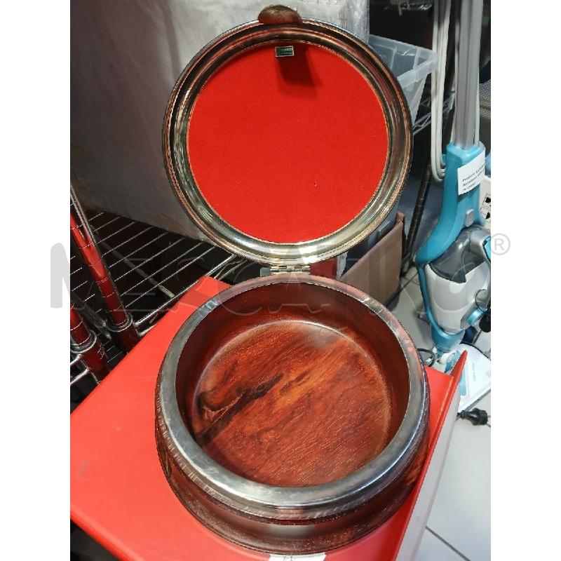 PORTA GIOIE TEAK SILVER PLATED | Mercatino dell'Usato Modena 2