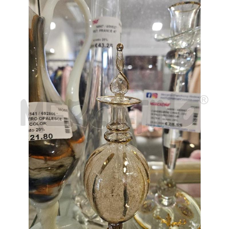 PORTA PROFUMO MURANO 25CM DORATURE | Mercatino dell'Usato Modena 3
