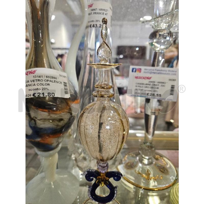 PORTA PROFUMO MURANO 25CM DORATURE | Mercatino dell'Usato Modena 4