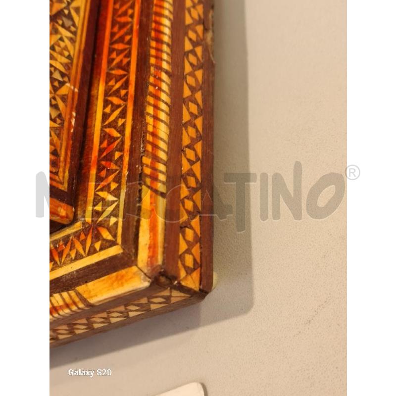 PORTA SIGARETTE LEGNO ITNARSIATO | Mercatino dell'Usato Modena 5