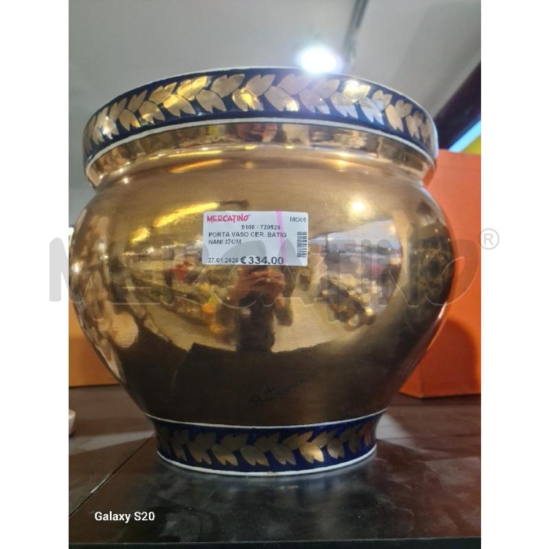 PORTA VASO CER. BATIGNANI 37CM  | Mercatino dell'Usato Modena 1