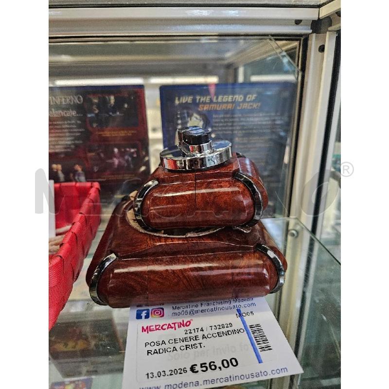 POSA CENERE ACCENDINO RADICA CRIST. | Mercatino dell'Usato Modena 1