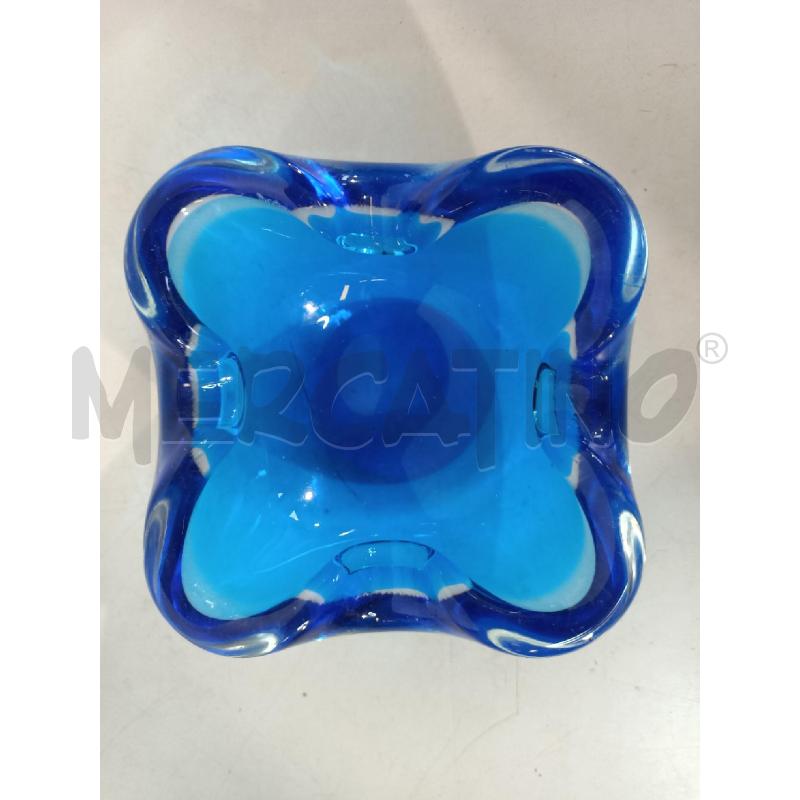 POSA CENERE MURANO BLU 10X6CM | Mercatino dell'Usato Modena 2