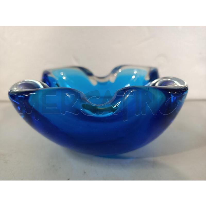 POSA CENERE MURANO BLU 10X6CM | Mercatino dell'Usato Modena 3
