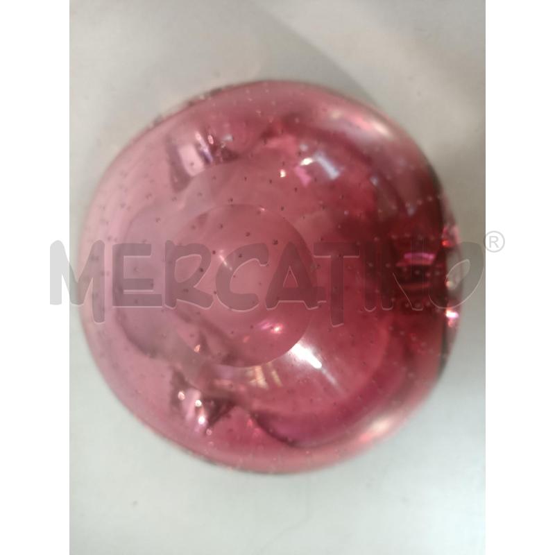 POSA CENERE MURANO ROSA 6X12CM | Mercatino dell'Usato Modena 4