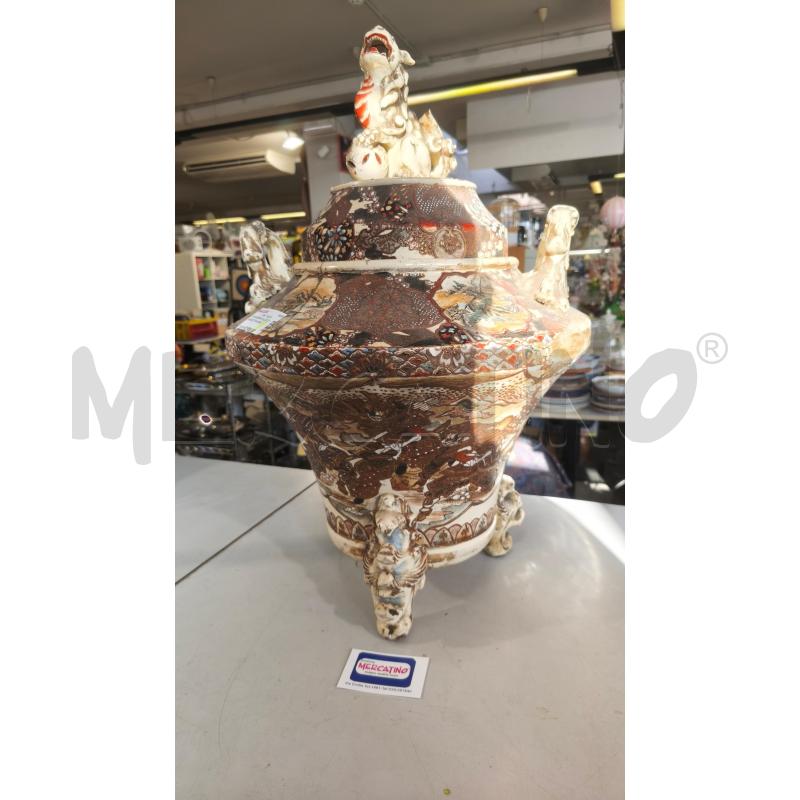 POTICHE REINCOLLATO TRIPODE TOTALMENTE REINCOLLATO E RICOSTRUITO 68X52CM | Mercatino dell'Usato Modena 1