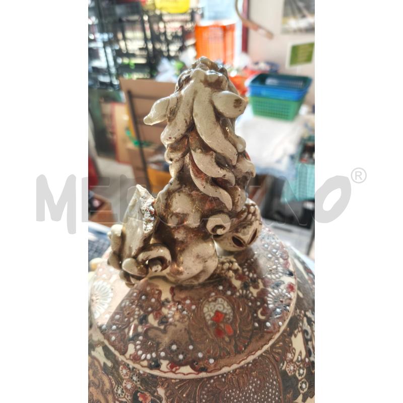 POTICHE REINCOLLATO TRIPODE TOTALMENTE REINCOLLATO E RICOSTRUITO 68X52CM | Mercatino dell'Usato Modena 4