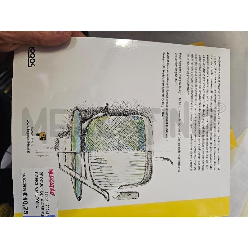 PRODUCT DESIGNER P.RODGERS A.MILTON LOGOS LIBRO | Mercatino dell'Usato Modena 2