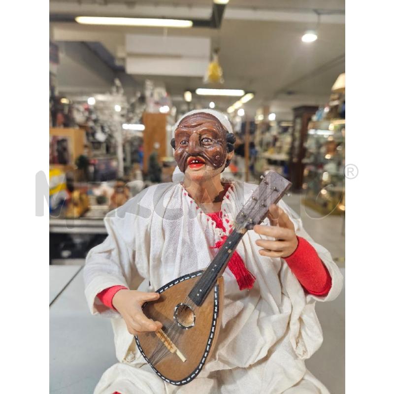 PULCINELLA SEDUTO 25CM TERRACOTTA | Mercatino dell'Usato Modena 2