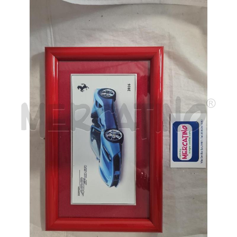 QUADRETTO RETT. 488 SPIDER28X18CM | Mercatino dell'Usato Modena 1