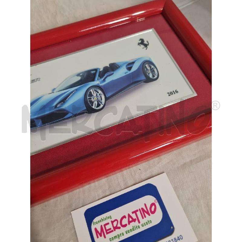 QUADRETTO RETT. 488 SPIDER28X18CM | Mercatino dell'Usato Modena 2