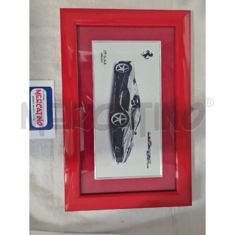 QUADRETTO RETT. LA FERRARI APERTA28X18CM | Mercatino dell'Usato Modena 1