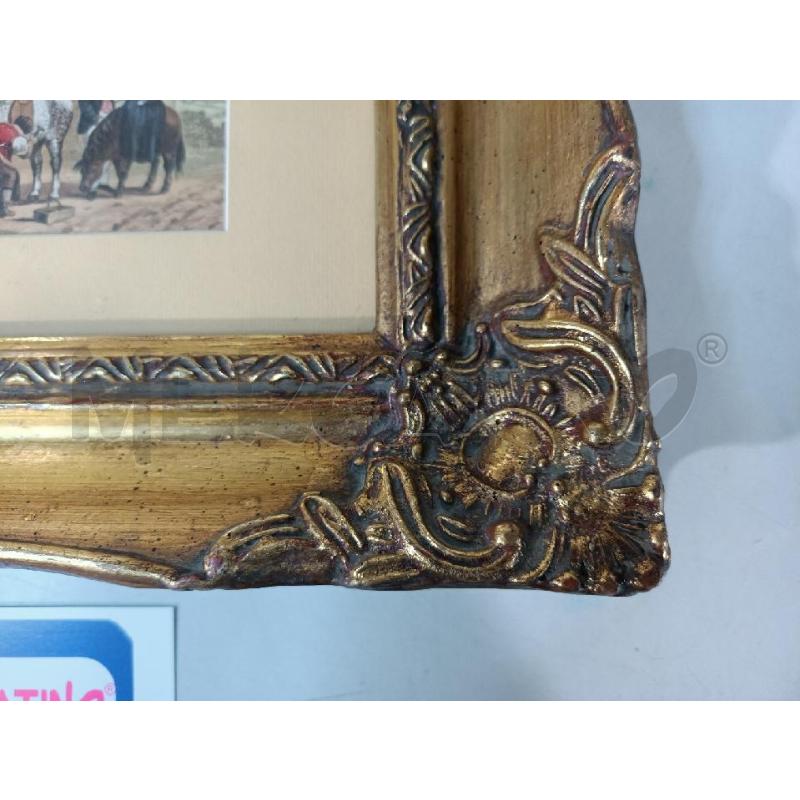 QUADRO 27X22CM CORNICE LEGNO DORATO | Mercatino dell'Usato Modena 2