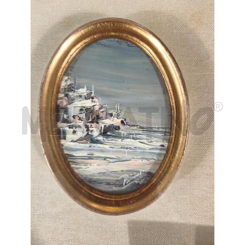 QUADRO 36X30CM CON OVALE DIPINTO | Mercatino dell'Usato Modena 2