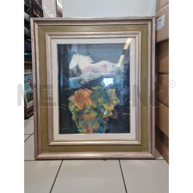 QUADRO ANTONIO DE MURO CAVALLO IN CORSA 65X75CM | Mercatino dell'Usato Modena 1