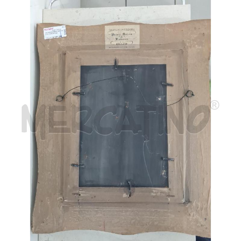 QUADRO BAMBINE GIOCANO A CARTE 64X54CM CARVERS GILDERS | Mercatino dell'Usato Modena 4