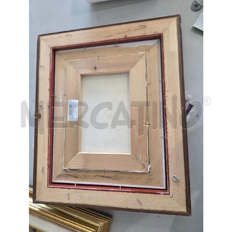 QUADRO BARCHE 38X32CM CORNICE LEGNO DORATA | Mercatino dell'Usato Modena 4