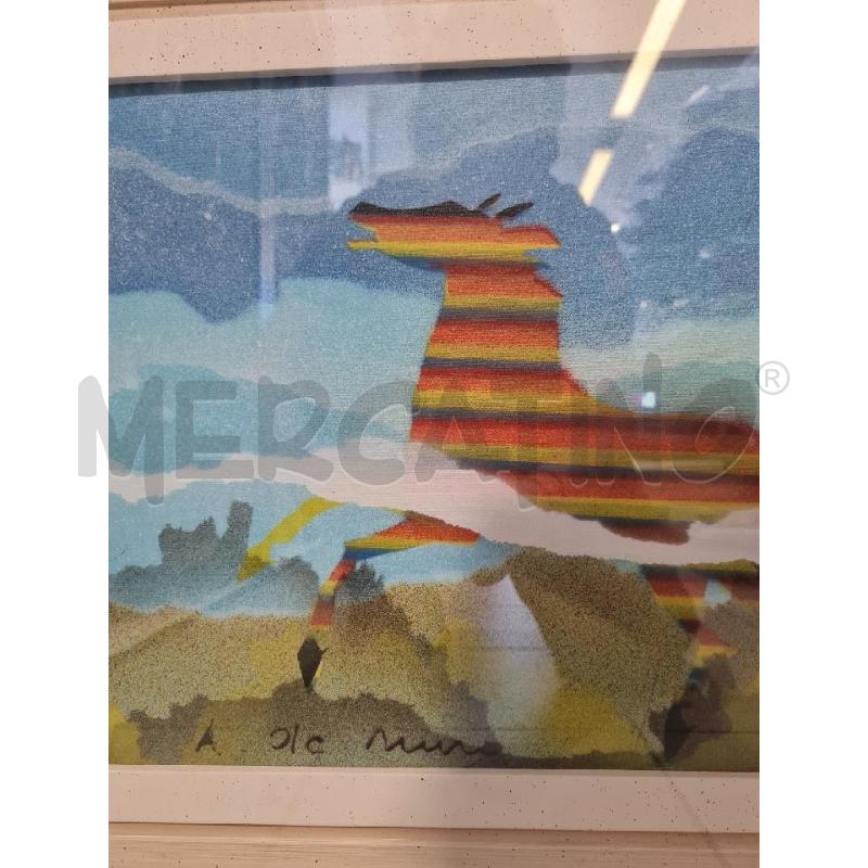 QUADRO CAVALLO ANTONIO DE MURO 66X55CM | Mercatino dell'Usato Modena 2