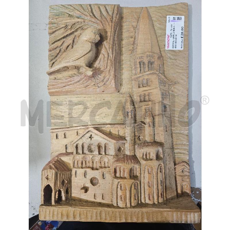 QUADRO GHIRLANDINA LEGNO 43X30CM | Mercatino dell'Usato Modena 1
