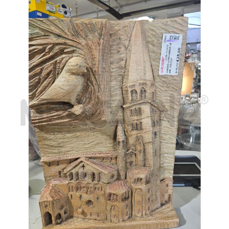 QUADRO GHIRLANDINA LEGNO 43X30CM | Mercatino dell'Usato Modena 2