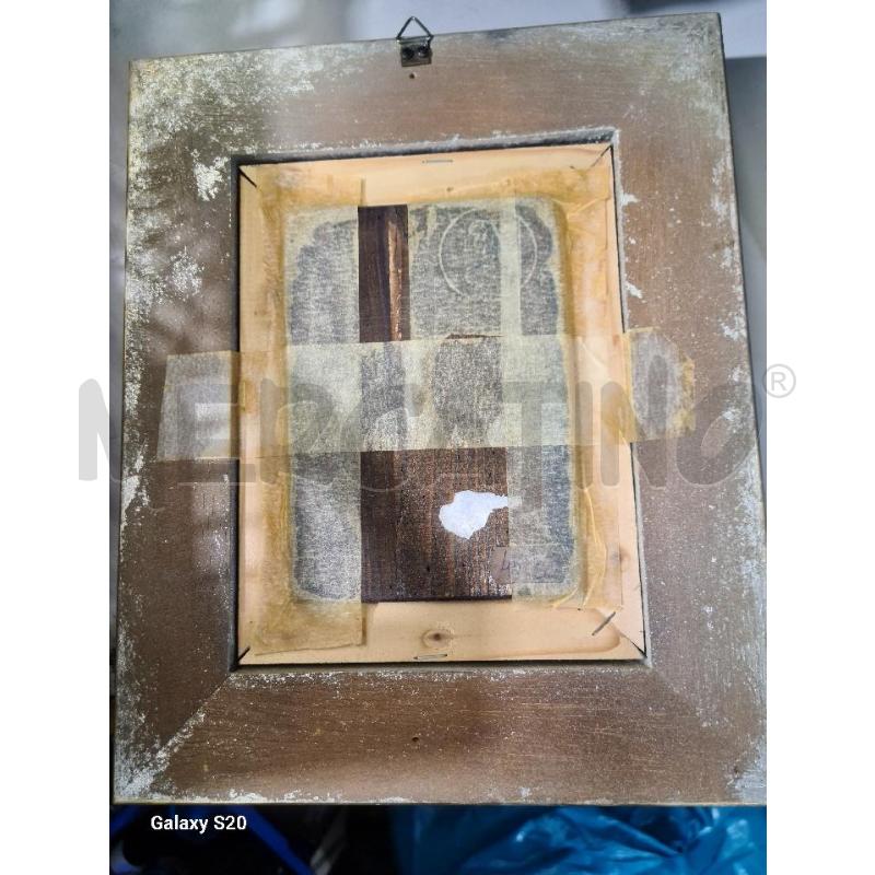 QUADRO ICNA SACRA VERGINE BAMBINO 10 X14 CORNICE | Mercatino dell'Usato Modena 2