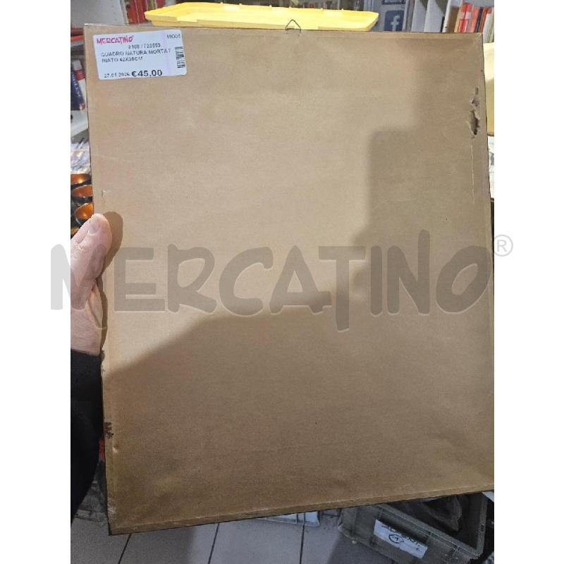 QUADRO NATURA MORTA FINATO 42X35CM | Mercatino dell'Usato Modena 4
