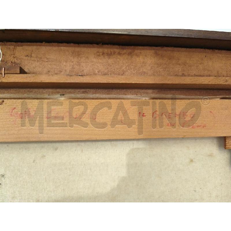 QUADRO OLIO BRAMBO IN PIENA 85X75 CLAUDIO GOTTI  | Mercatino dell'Usato Modena 4