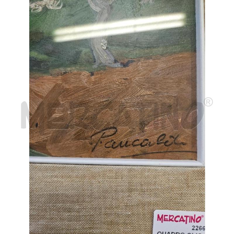 QUADRO OLIO CAMPAGNA EMILIANA PANCALDI 76X55CM | Mercatino dell'Usato Modena 2