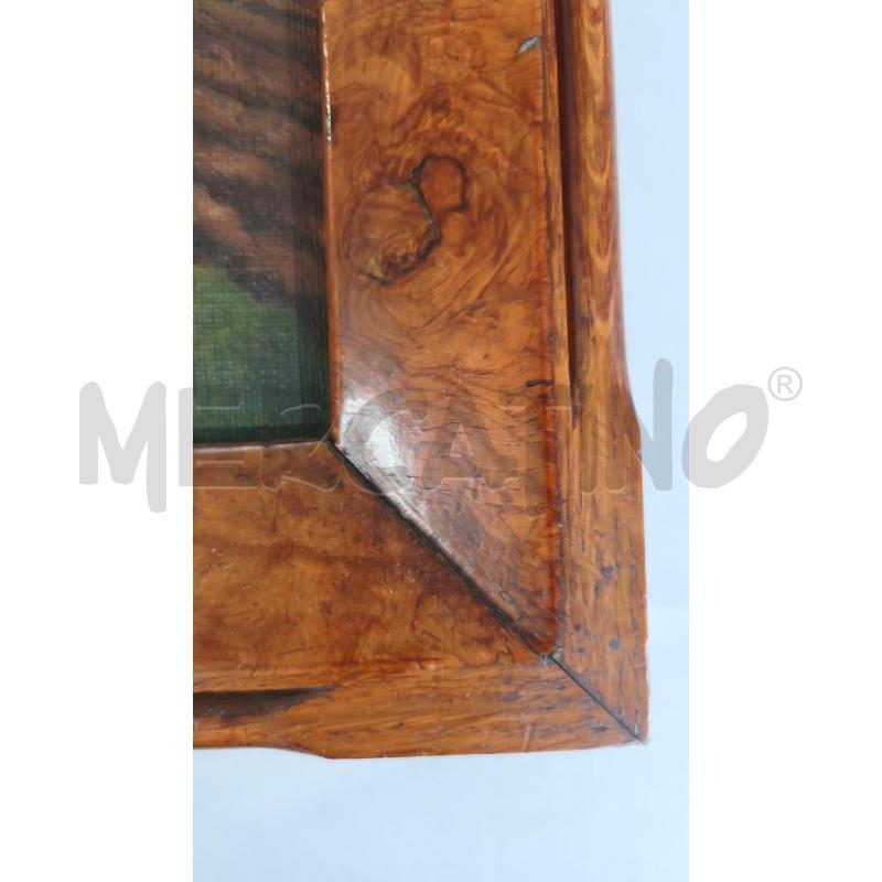 QUADRO OLIO CAVALLI 58X44CM CORNICE RADICA | Mercatino dell'Usato Modena 3