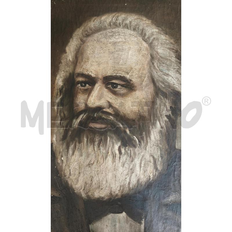 QUADRO OLIO KARL MARKS 78X58CM | Mercatino dell'Usato Modena 3