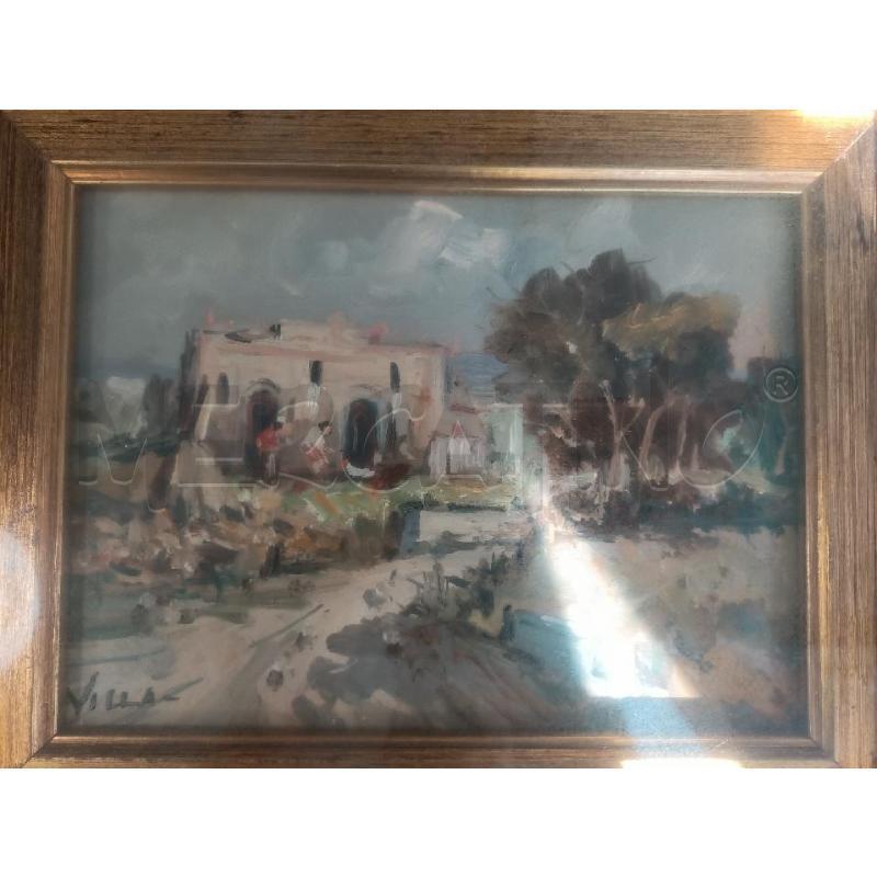 QUADRO OLIO PAESAGGIO 48X42CM | Mercatino dell'Usato Modena 4