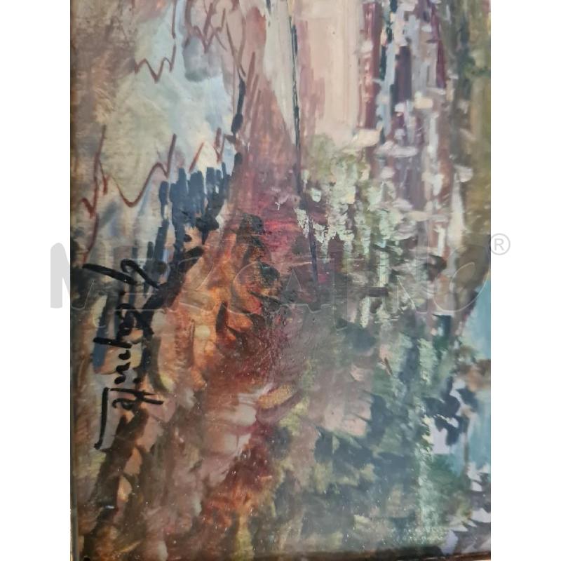 QUADRO OLIO PAESAGGIO 56X47CM CORNICE LEGNO | Mercatino dell'Usato Modena 3