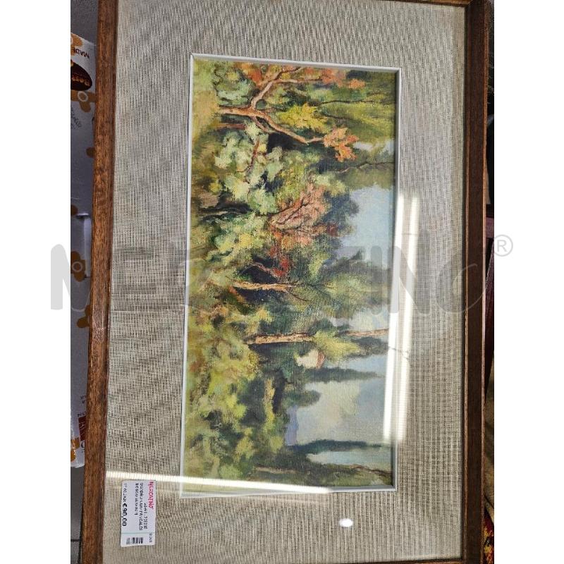 QUADRO OLIO PANCALDI BOSCO 68X43CM | Mercatino dell'Usato Modena 1