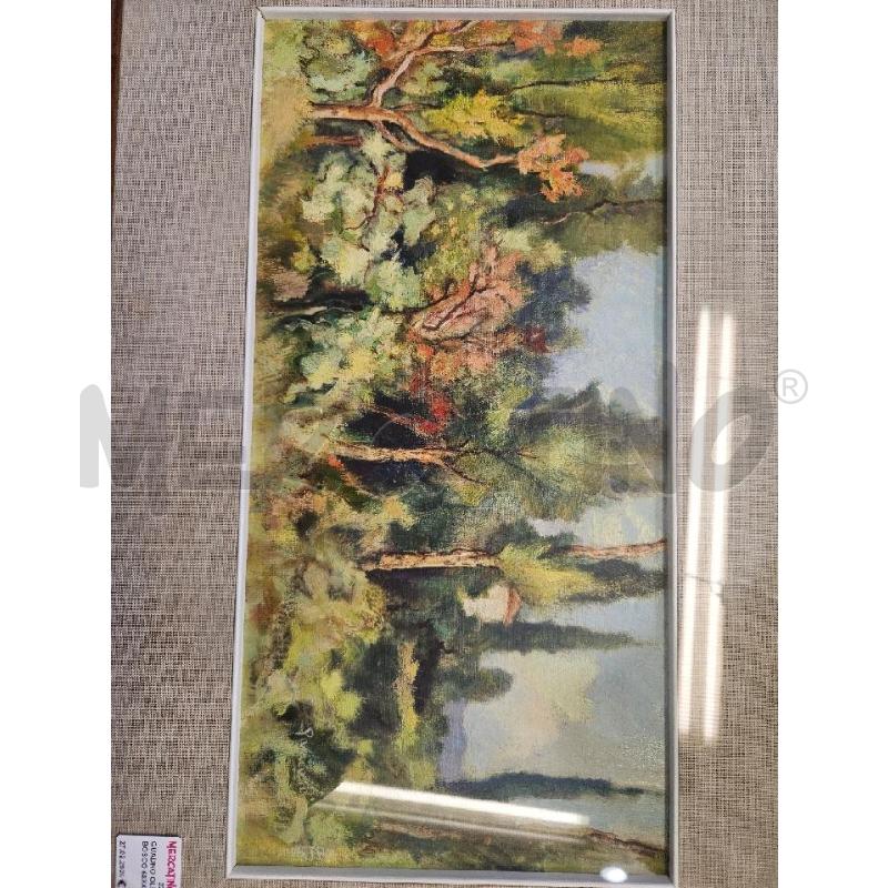 QUADRO OLIO PANCALDI BOSCO 68X43CM | Mercatino dell'Usato Modena 2