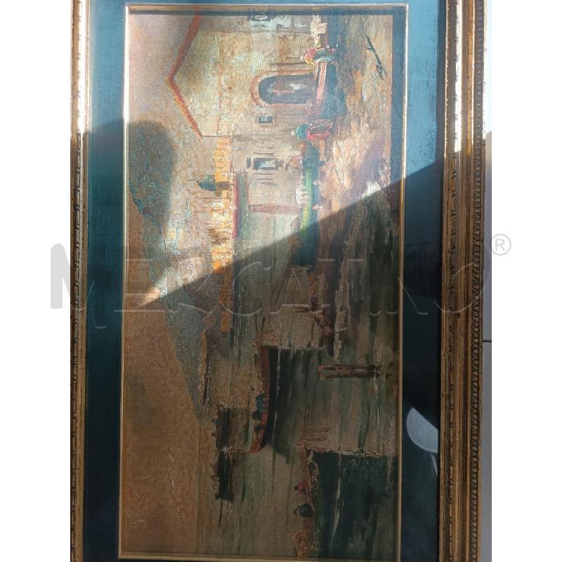 QUADRO OLIO PESCATORI 75X45CM | Mercatino dell'Usato Modena 2