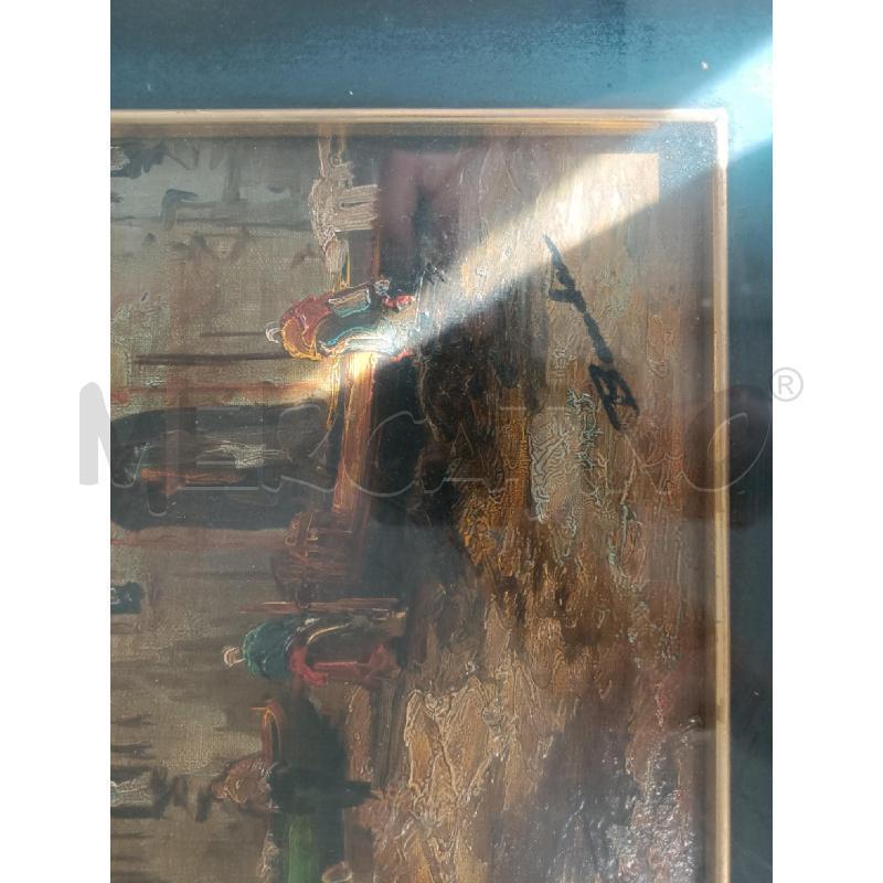 QUADRO OLIO PESCATORI 75X45CM | Mercatino dell'Usato Modena 3