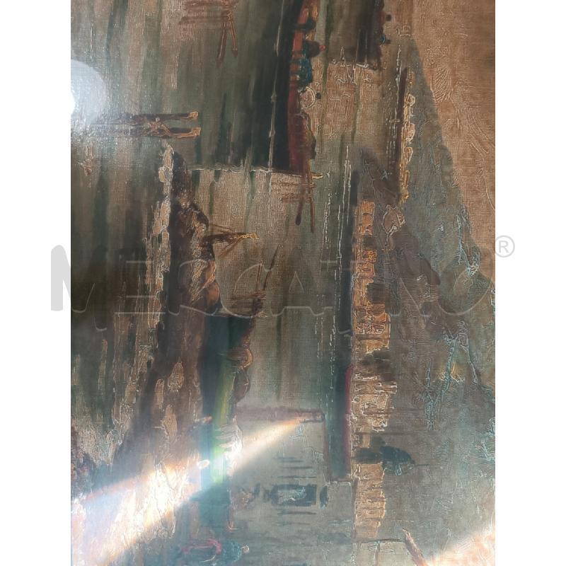 QUADRO OLIO PESCATORI 75X45CM | Mercatino dell'Usato Modena 4