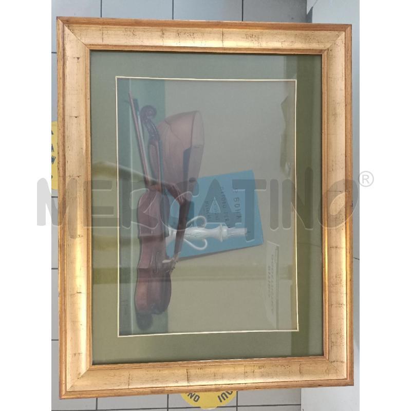 QUADRO OLIO STRUMENTI MUSICALI 100X80CM | Mercatino dell'Usato Modena 1