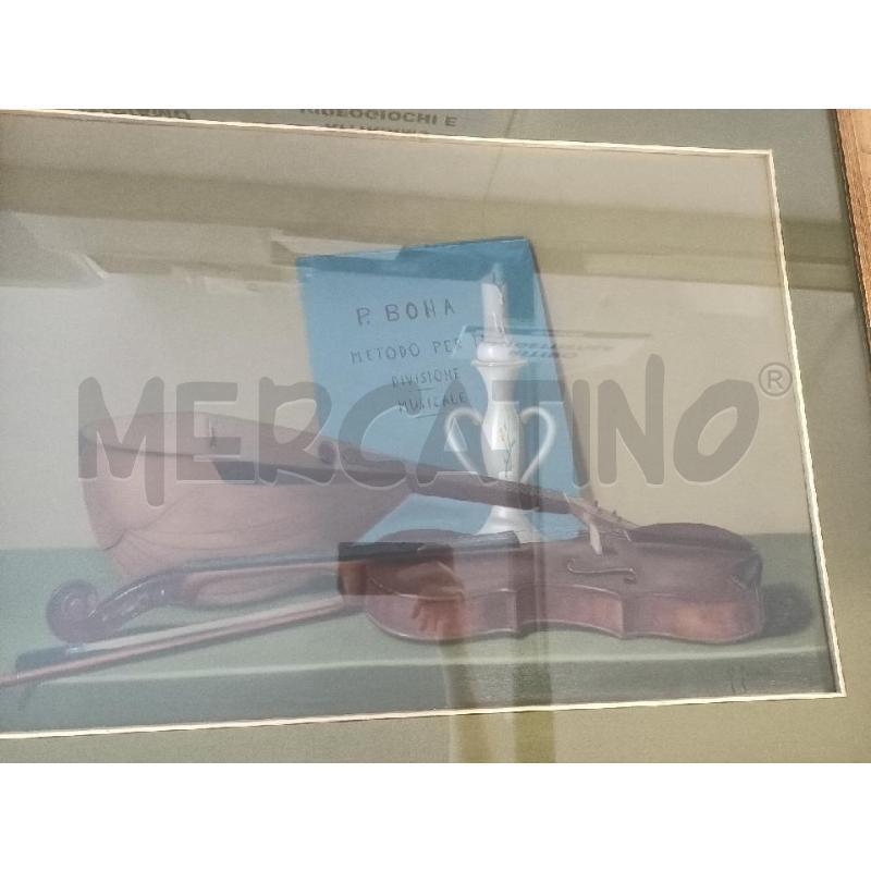 QUADRO OLIO STRUMENTI MUSICALI 100X80CM | Mercatino dell'Usato Modena 3