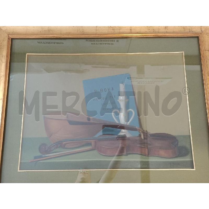 QUADRO OLIO STRUMENTI MUSICALI 100X80CM | Mercatino dell'Usato Modena 5