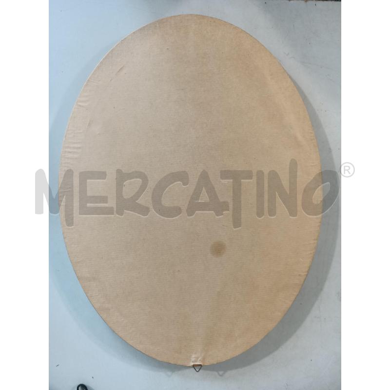 QUADRO OVALE CON COLLANA OSSO BIANCO 40CM CORNICE LEGNO DORATA | Mercatino dell'Usato Modena 4