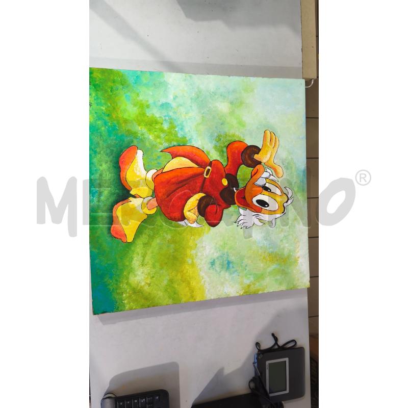 QUADRO PAPERON DE PAPERONI DIPINTO 65X65CM MARQUORDT | Mercatino dell'Usato Modena 1