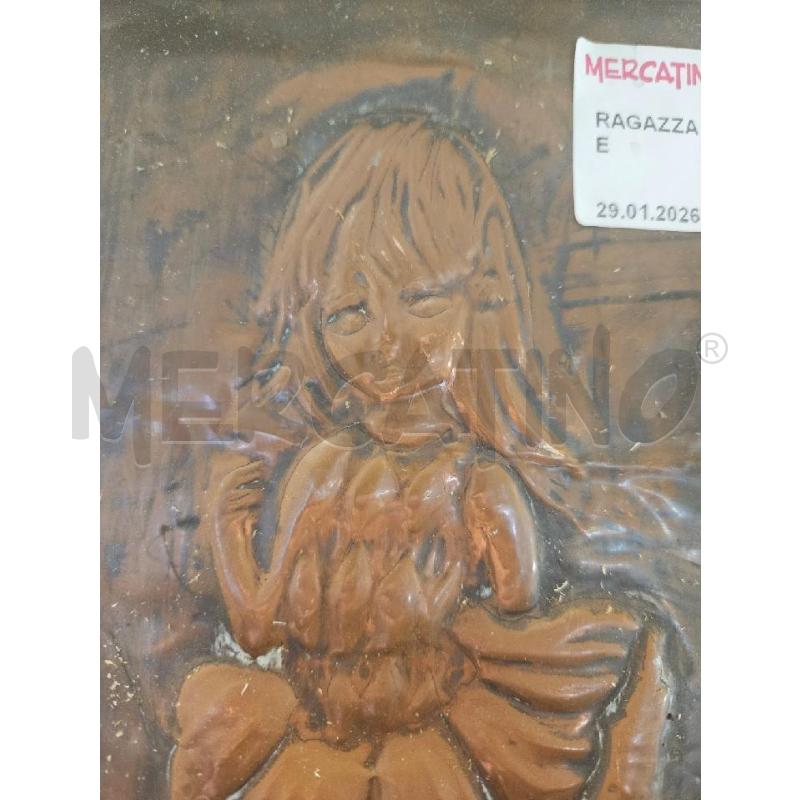 RAGAZZA SU LASTRA RAME | Mercatino dell'Usato Modena 2